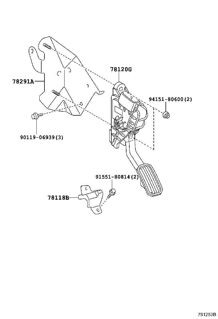 78150-37482 WIRE ASSY, ACCELERATOR FLEXIBLE product image