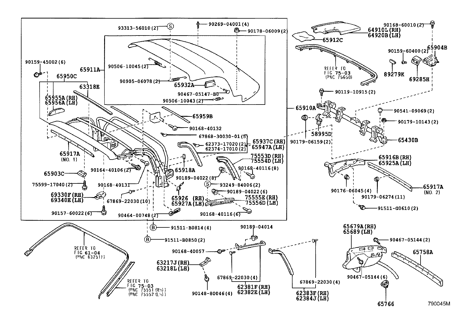 Toyota 65679-17010 SEAL, SIDE GATE