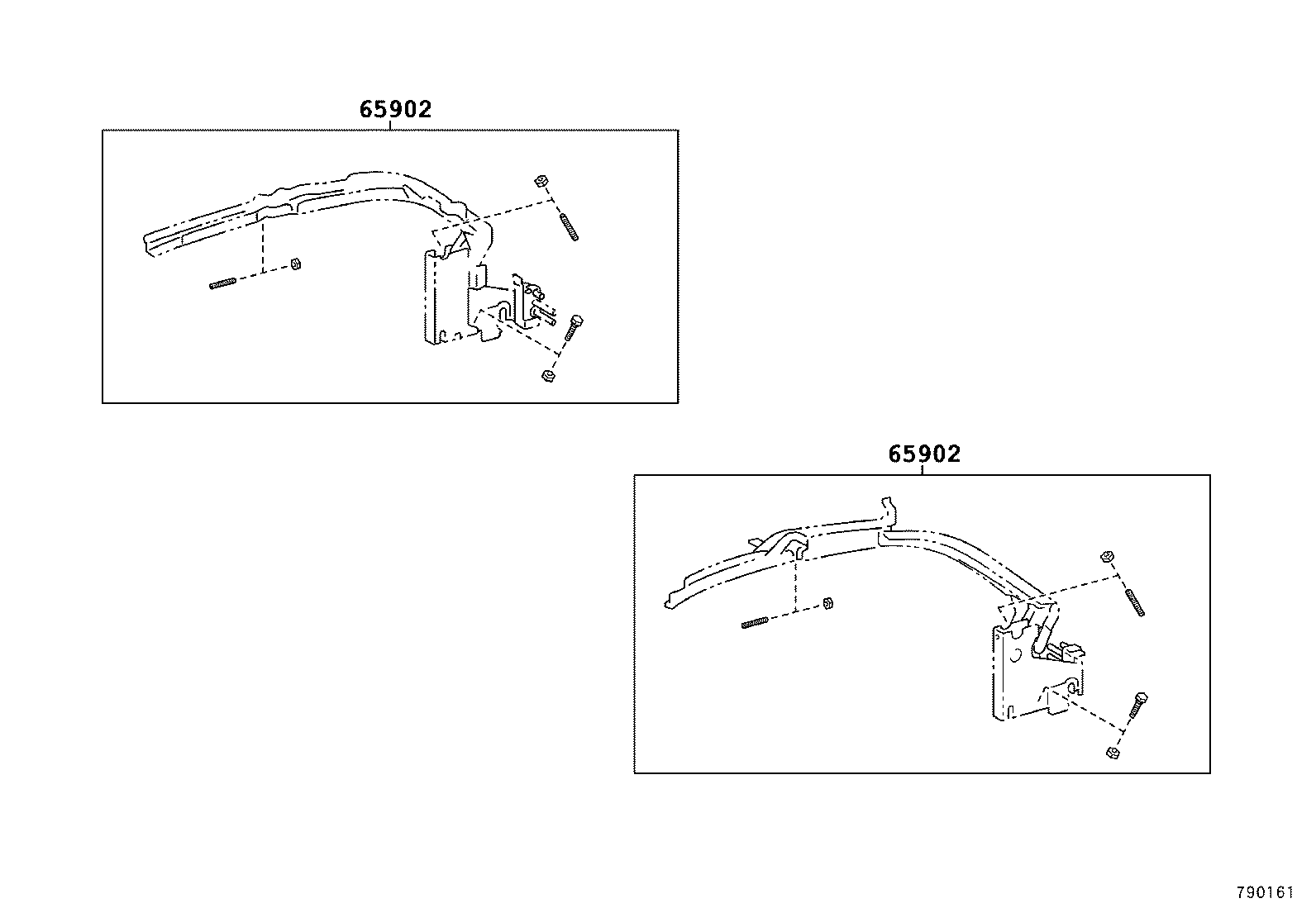 62384-06010 WEATHERSTRIP, ROOF SIDE RAIL, REAR LH product image