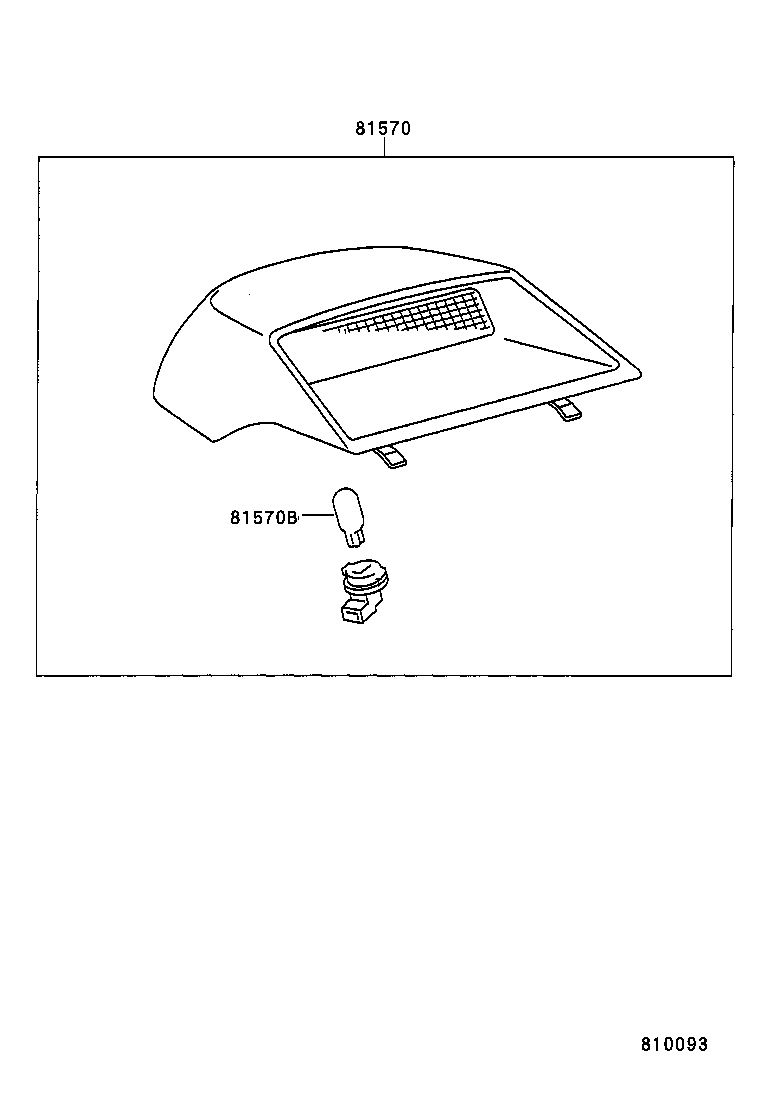 81570-33090 LAMP ASSY, CENTER STOP product image