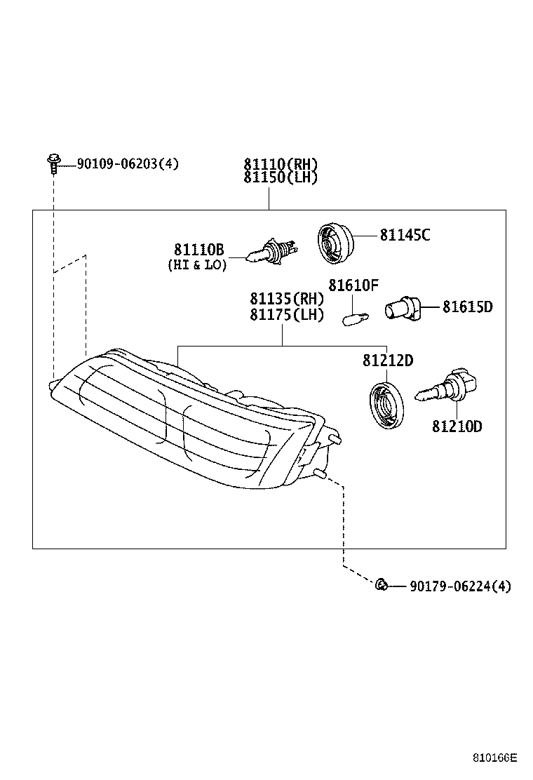 81107-22720 COMPUTER SUB-ASSY, HEADLAMP LIGHT CONTROL, RH product image