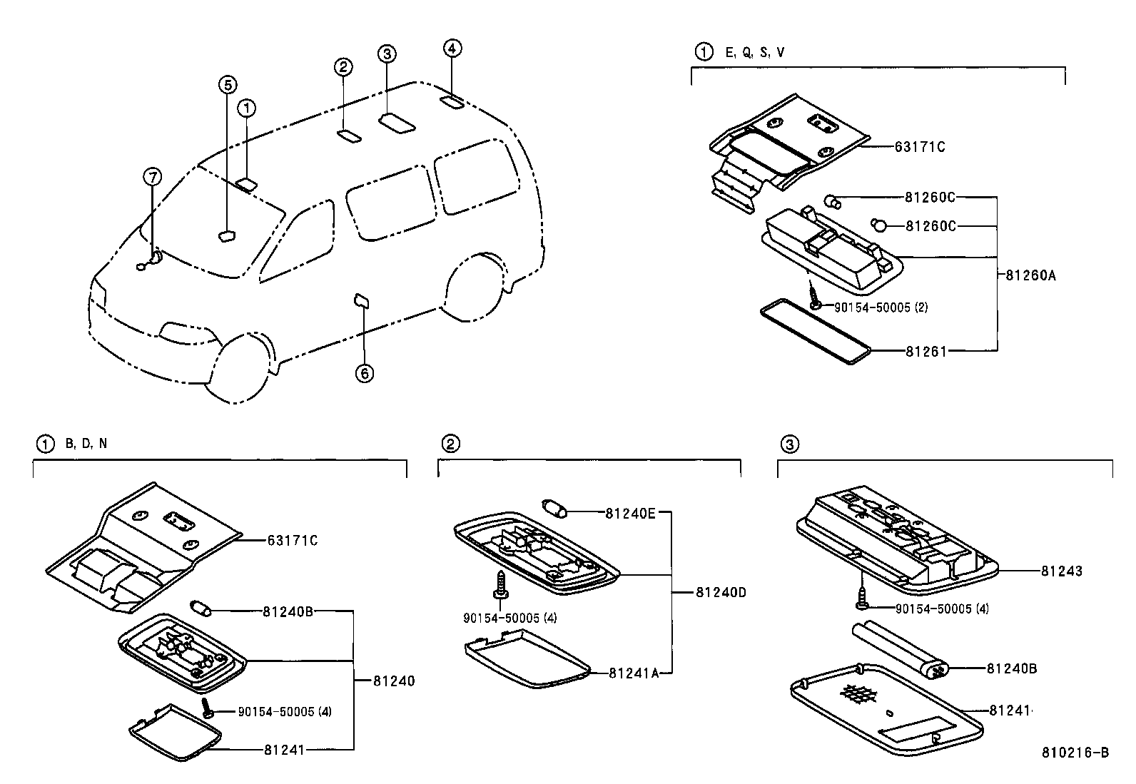 81870-28030 LAMP ASSY, KEY CYLINDER product image