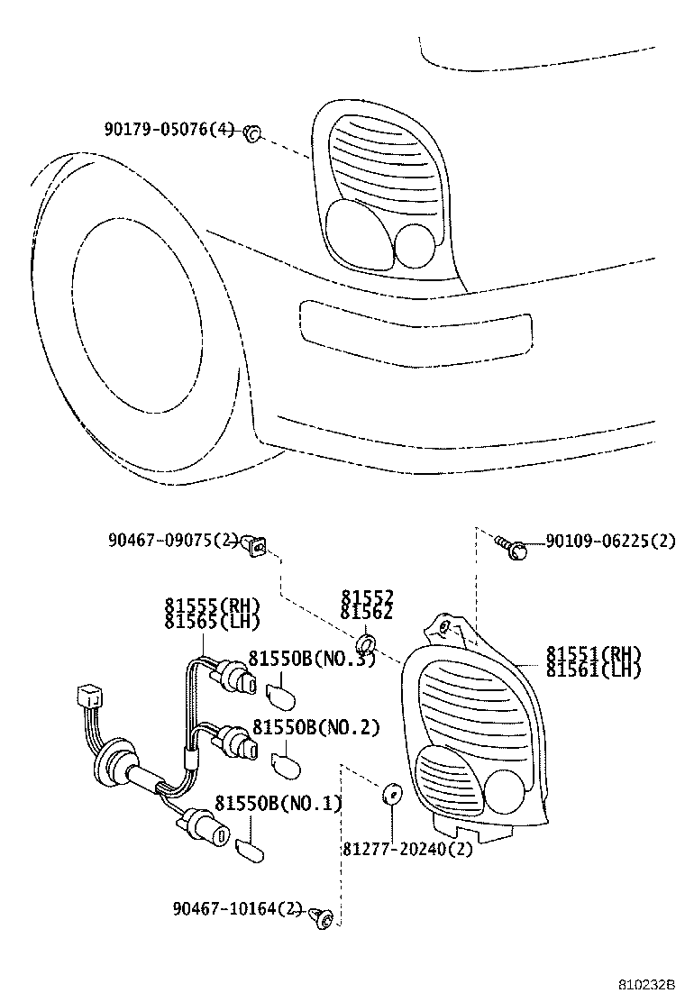 81561-13430 LENS, REAR COMBINATION LAMP, LH product image