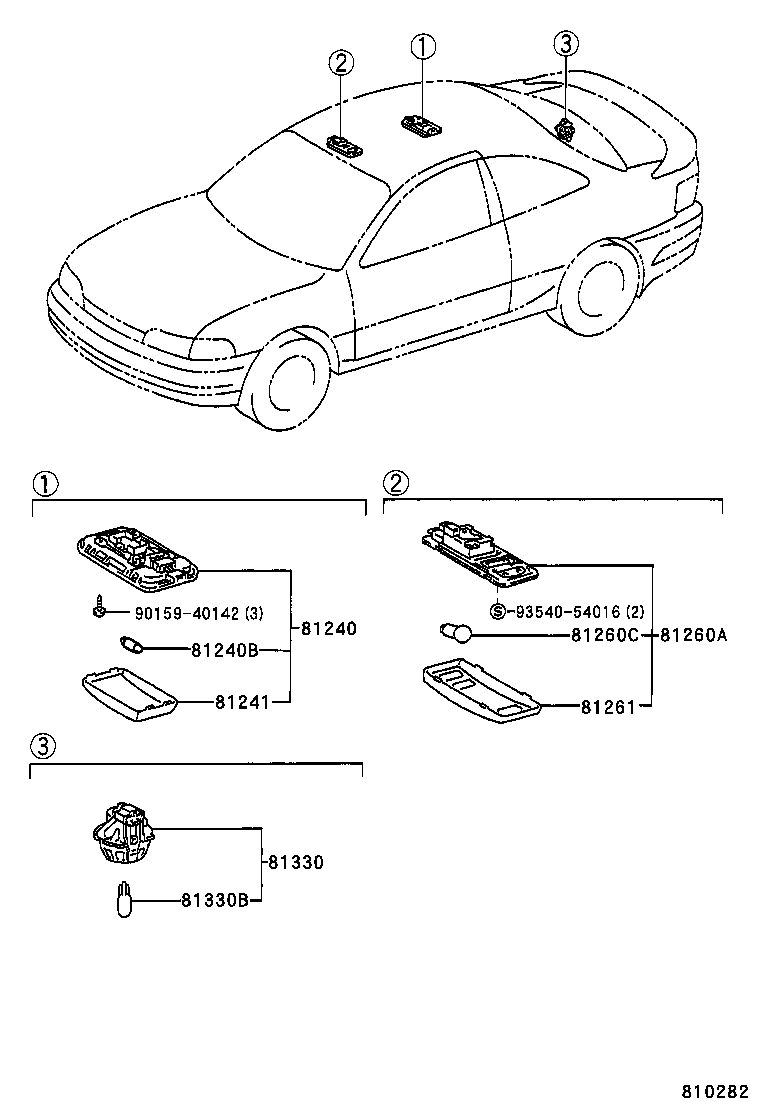 81230-24020 LAMP ASSY, COURTESY product image
