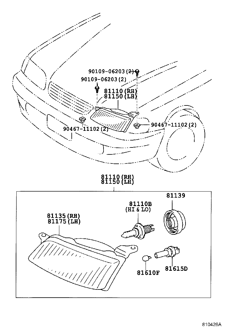 90075-65004 SOCKET, CLEARANCE LAMP product image
