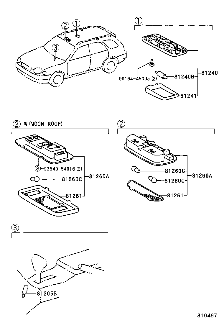 81260-13010-B2 LAMP ASSY, MAP product image