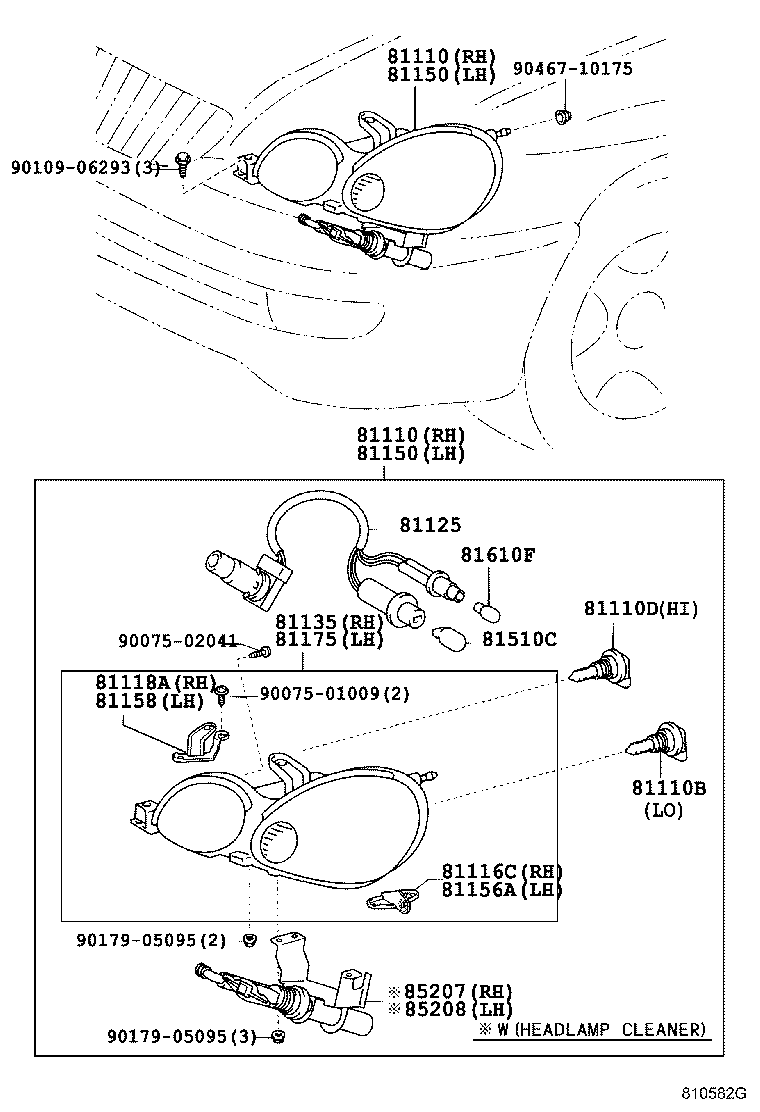 90075-99129 COVER, HEADLAMP SOCKET product image