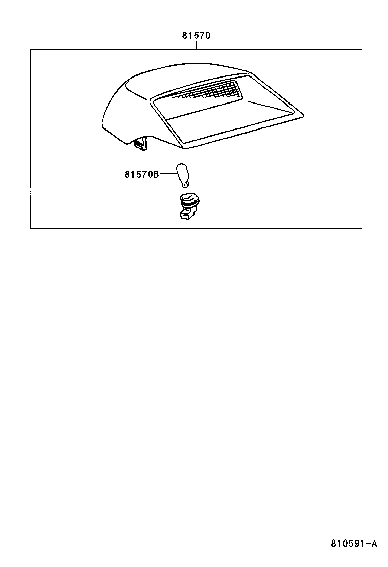 81570-33110 LAMP ASSY, CENTER STOP product image