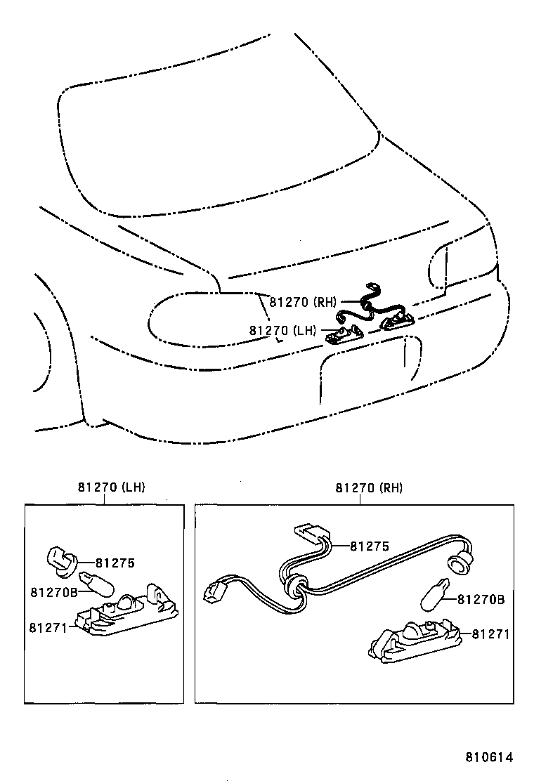 90080-81066 BULB (FOR LICENSE PLATE LAMP) product image