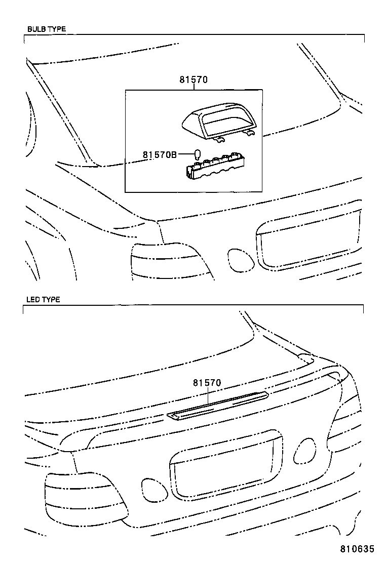81570-30140-G2 LAMP ASSY, CENTER STOP product image