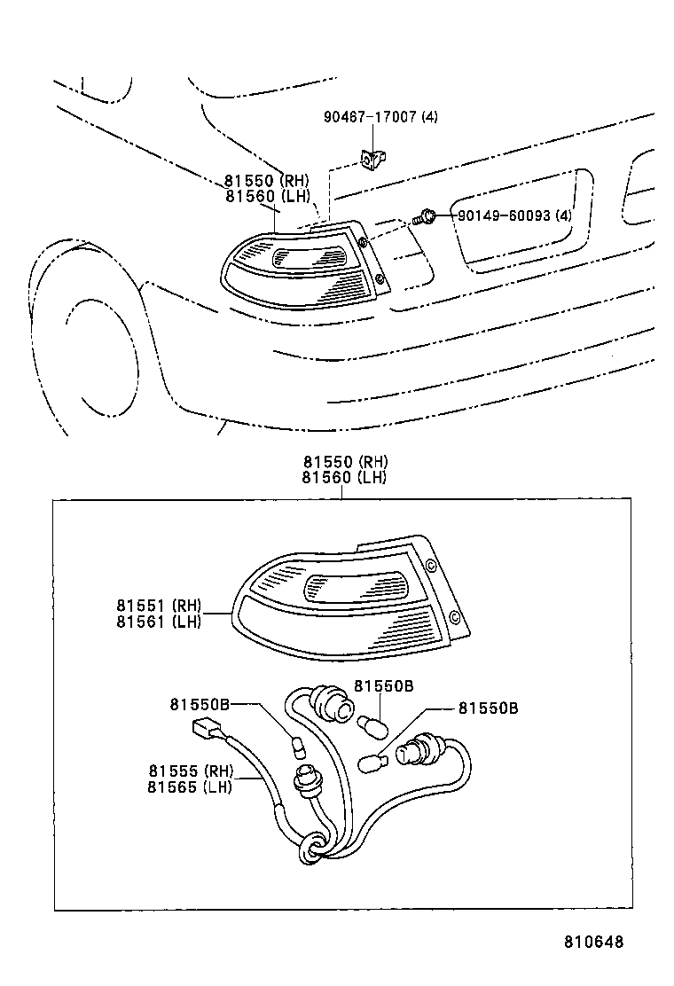 81551-AC040 LENS, REAR COMBINATION LAMP, RH product image