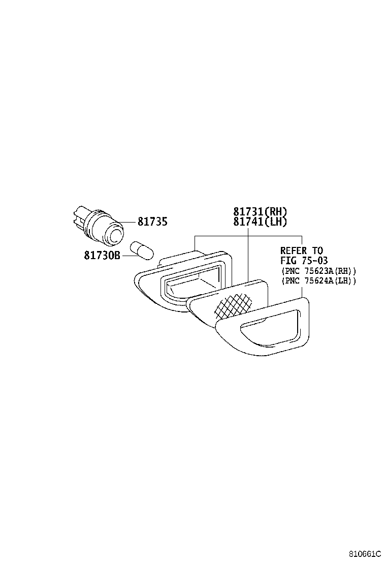 81741-21010 LENS, SIDE TURN SIGNAL LAMP, LH product image