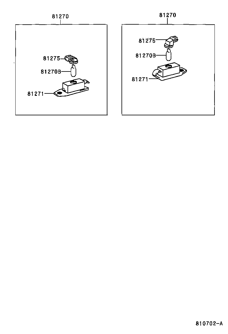 81275-05020 SOCKET AND WIRE, LICENSE PLATE LAMP product image