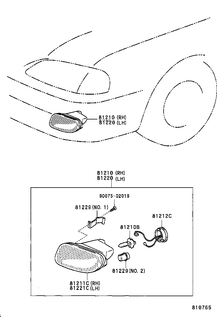 90075-66001 COVER, FOG LAMP product image