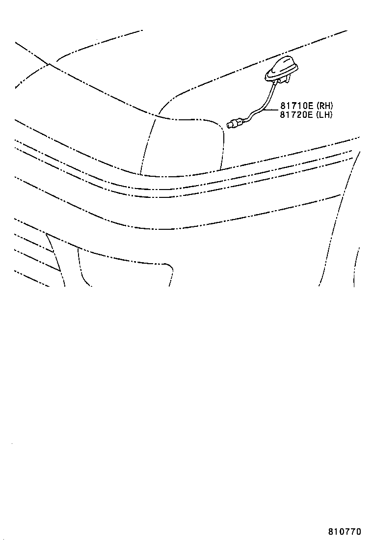 81611-07020 LENS, PARKING & CLEARANCE LAMP, RH product image