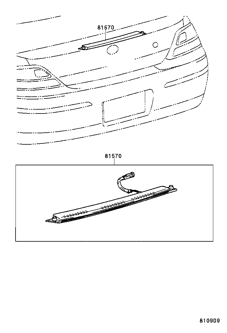 81570-06060 LAMP ASSY, CENTER STOP product image