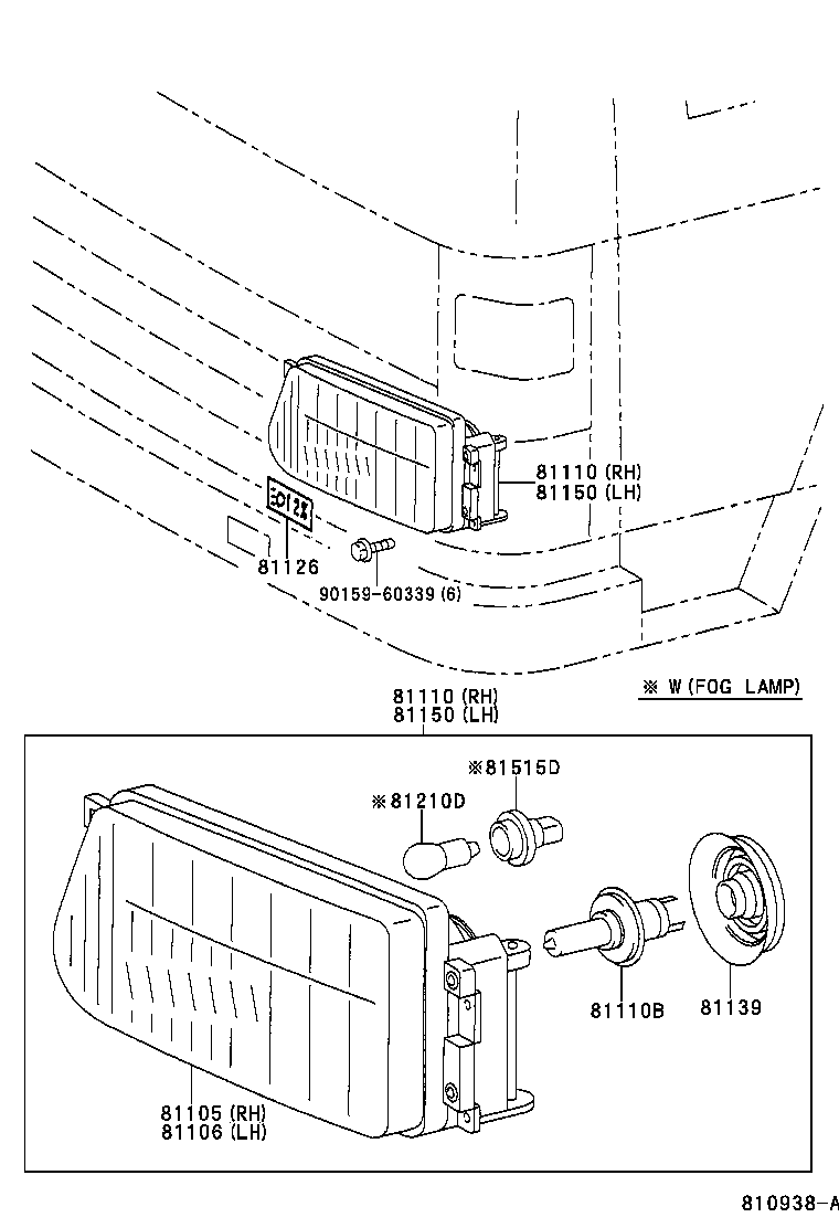 81105-37010 HOUSING SUB-ASSY, HEADLAMP, RH product image