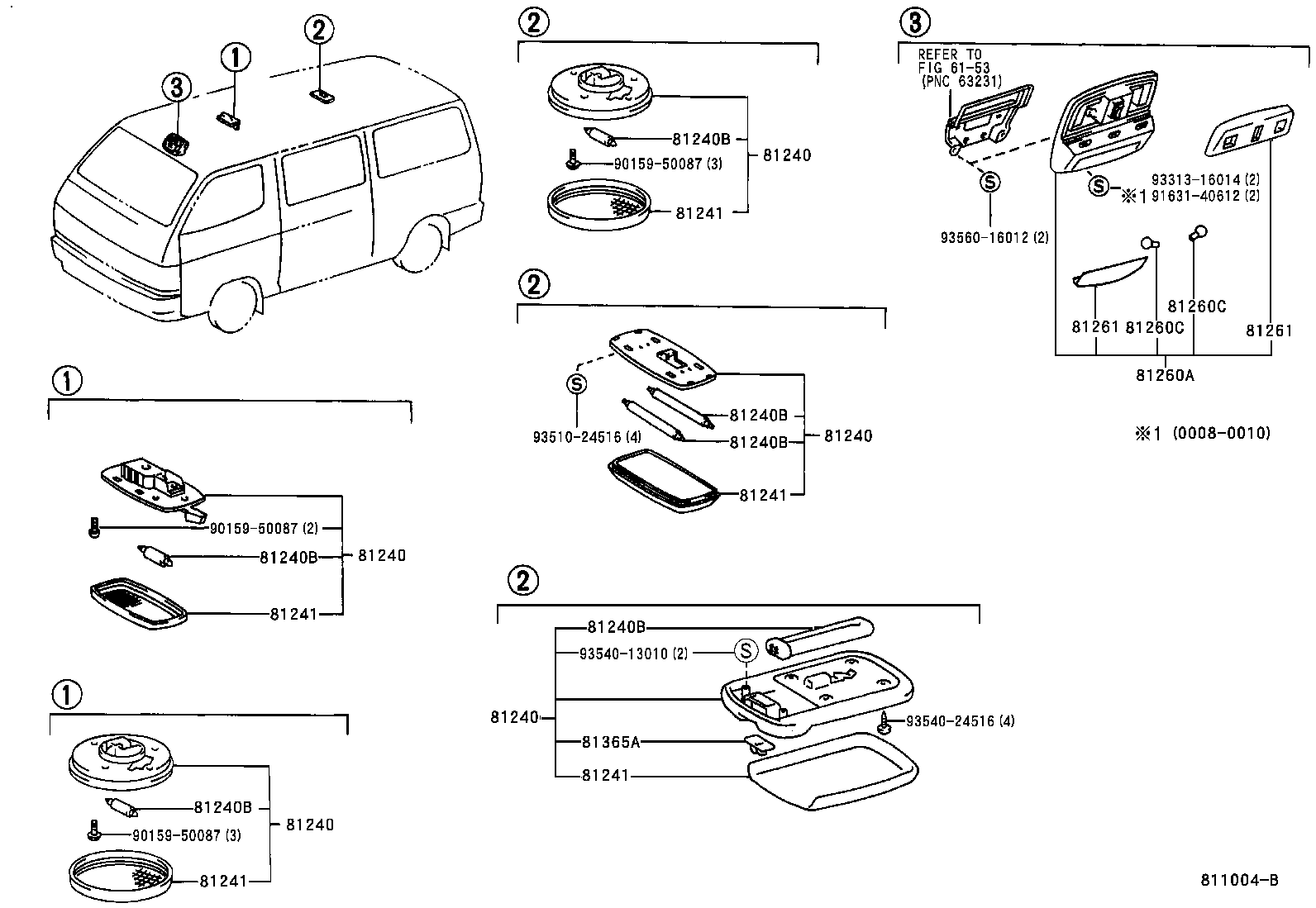 81231-30120 LENS, COURTESY LAMP product image