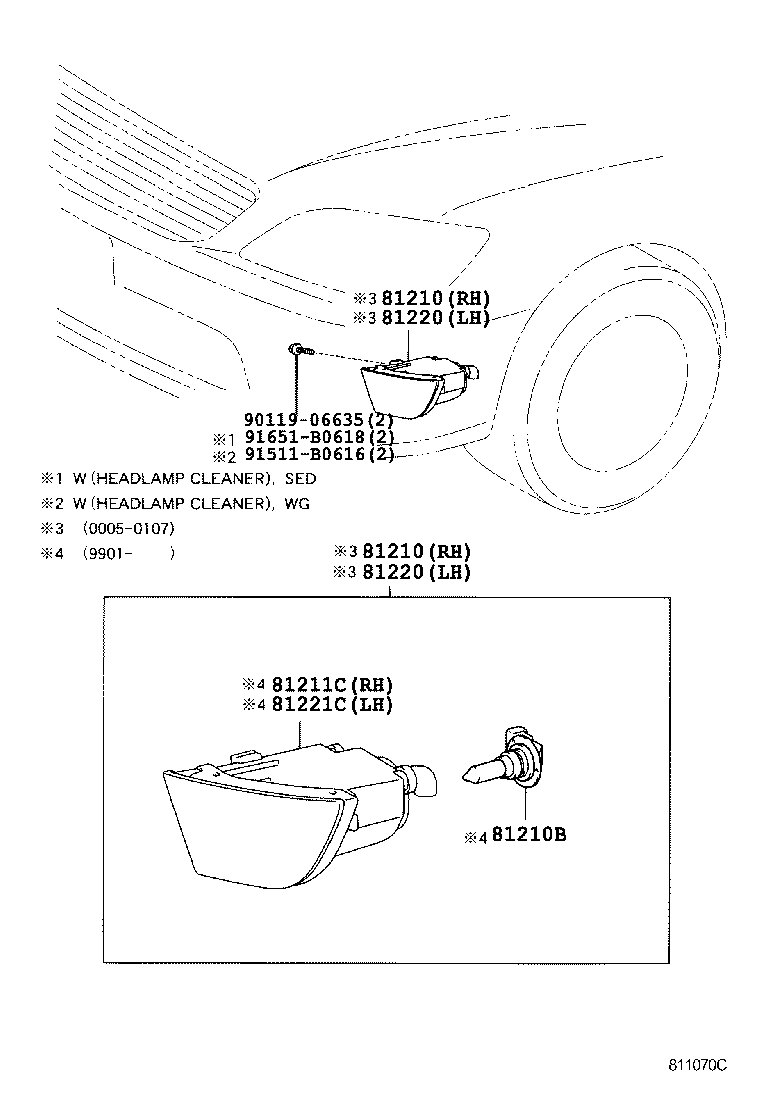 81220-53010 LAMP ASSY, FOG, LH product image