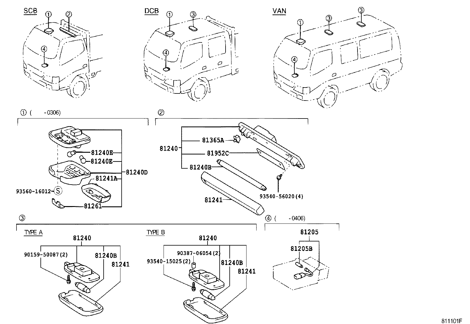 81240-37080-B0 LAMP ASSY, ROOM, NO.1 product image