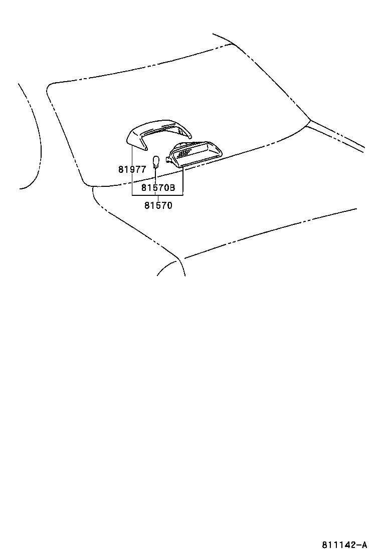 81570-AC020-B1 LAMP ASSY, CENTER STOP product image