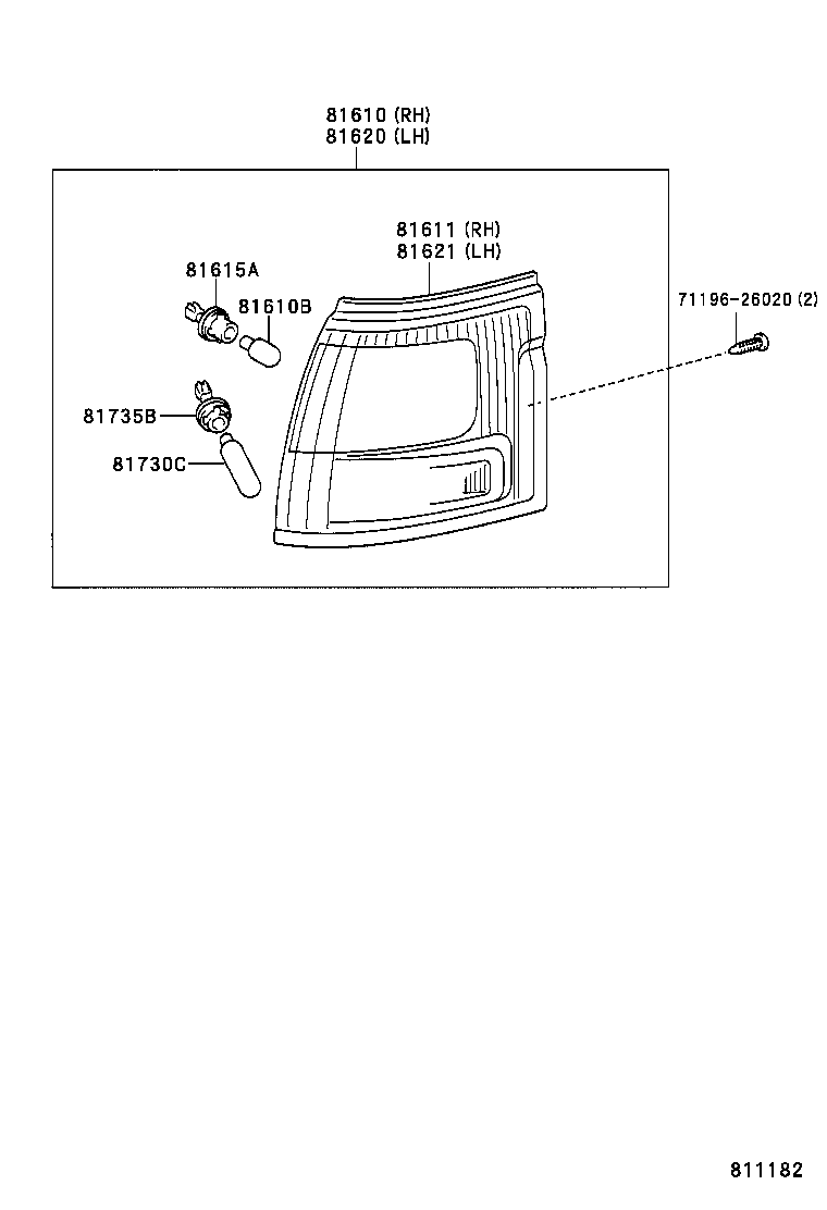 99159-10228 SOCKET & WIRE, SIDE TURN SIGNAL LAMP product image
