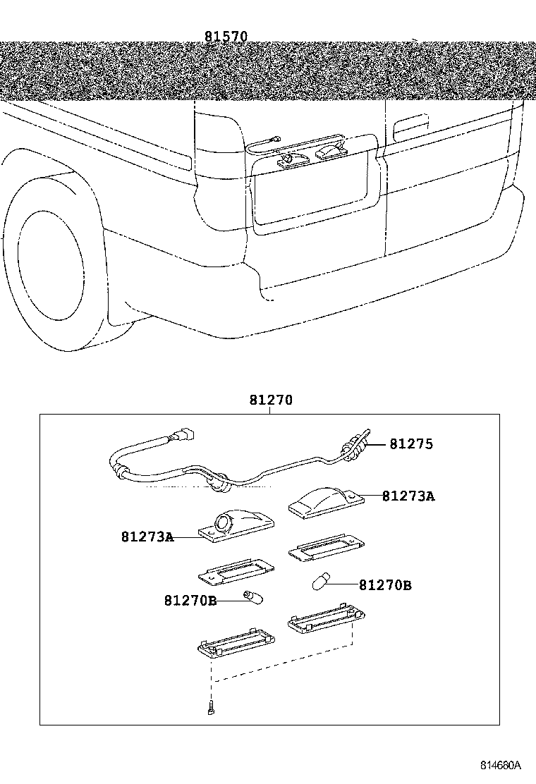 81570-26160 LAMP ASSY, CENTER STOP product image