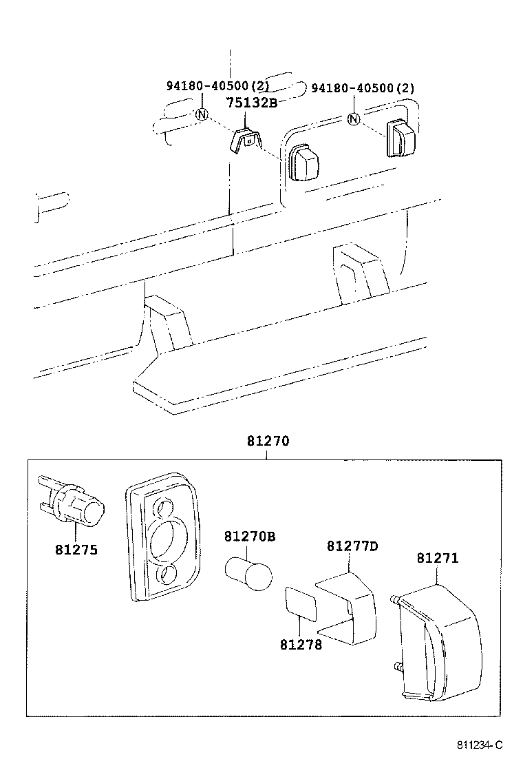 90981-12026 BULB (FOR LICENSE PLATE LAMP) product image
