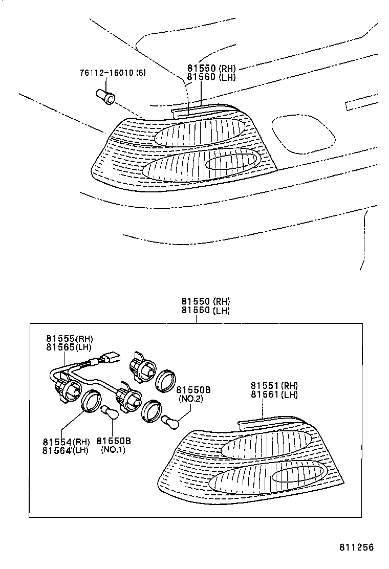 90080-81056 BULB(FOR REAR COMBINATION LAMP) product image