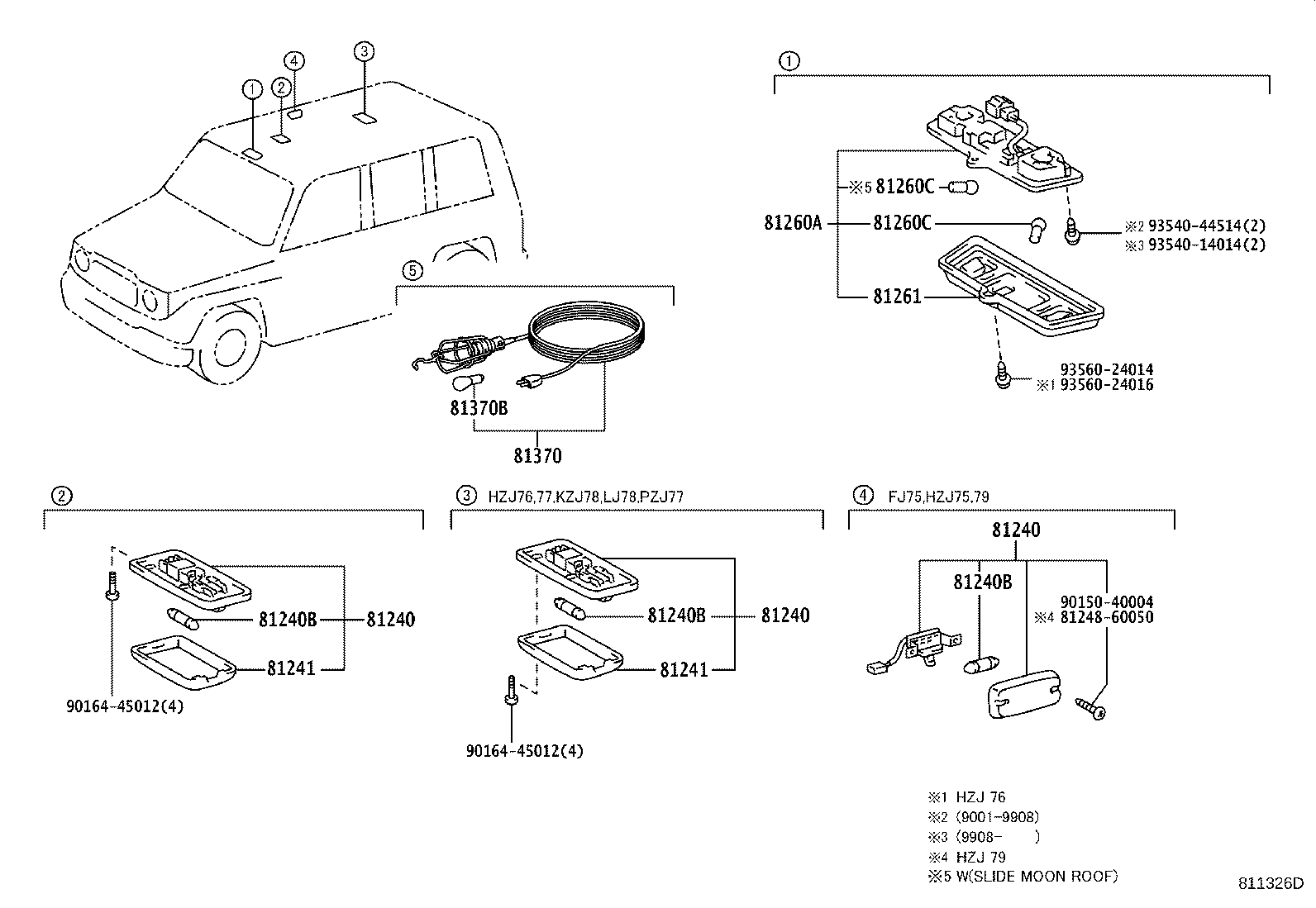 81260-60030-08 LAMP ASSY, MAP product image