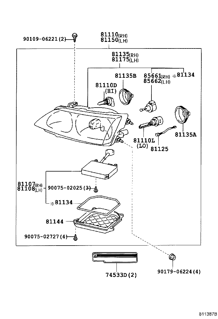 Thumbnail 3 for 81150-33330