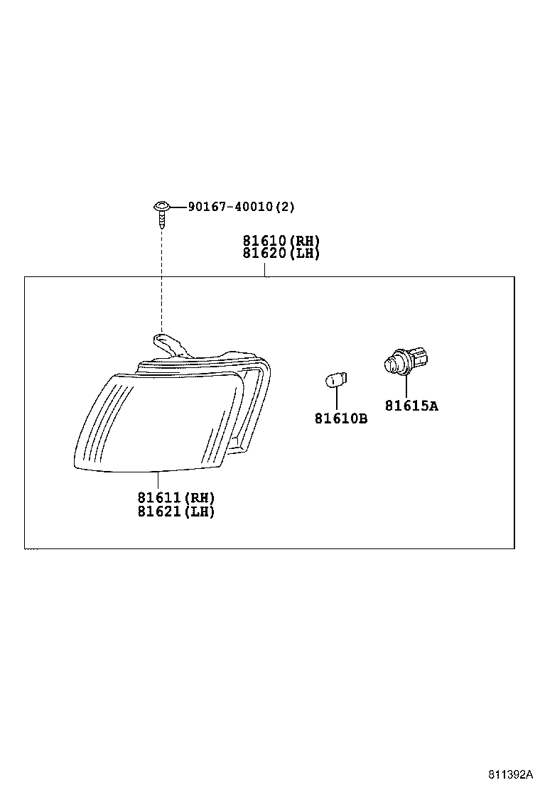 81615-21020 SOCKET PLUG, CLEARANCE LAMP product image