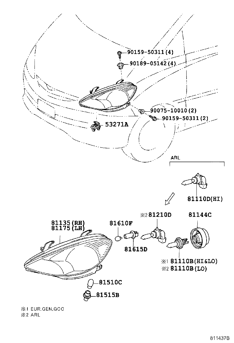 90075-65019 COVER, HEADLAMP SOCKET product image