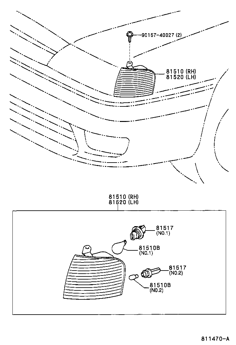 81510-YF010 LAMP ASSY, FRONT TURN SIGNAL, RH product image