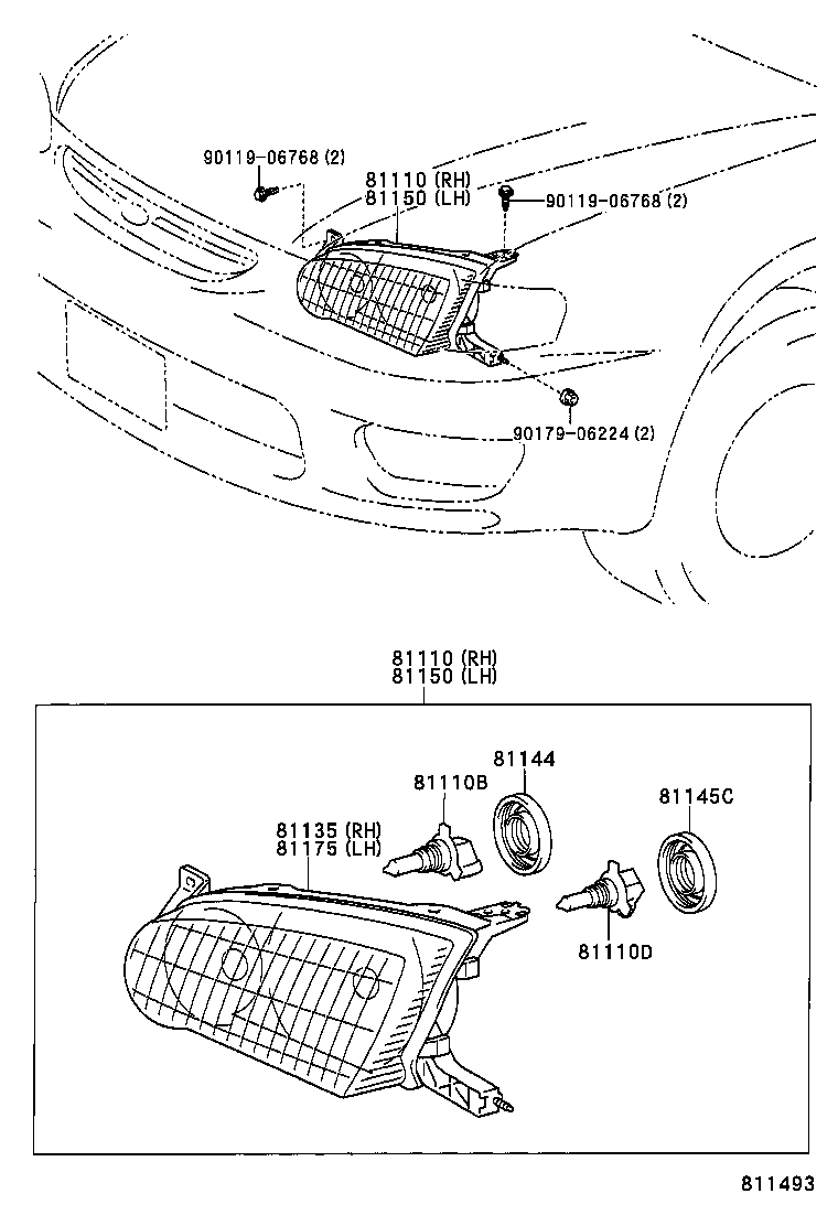 81150-02100 HEADLAMP ASSY, LH product image