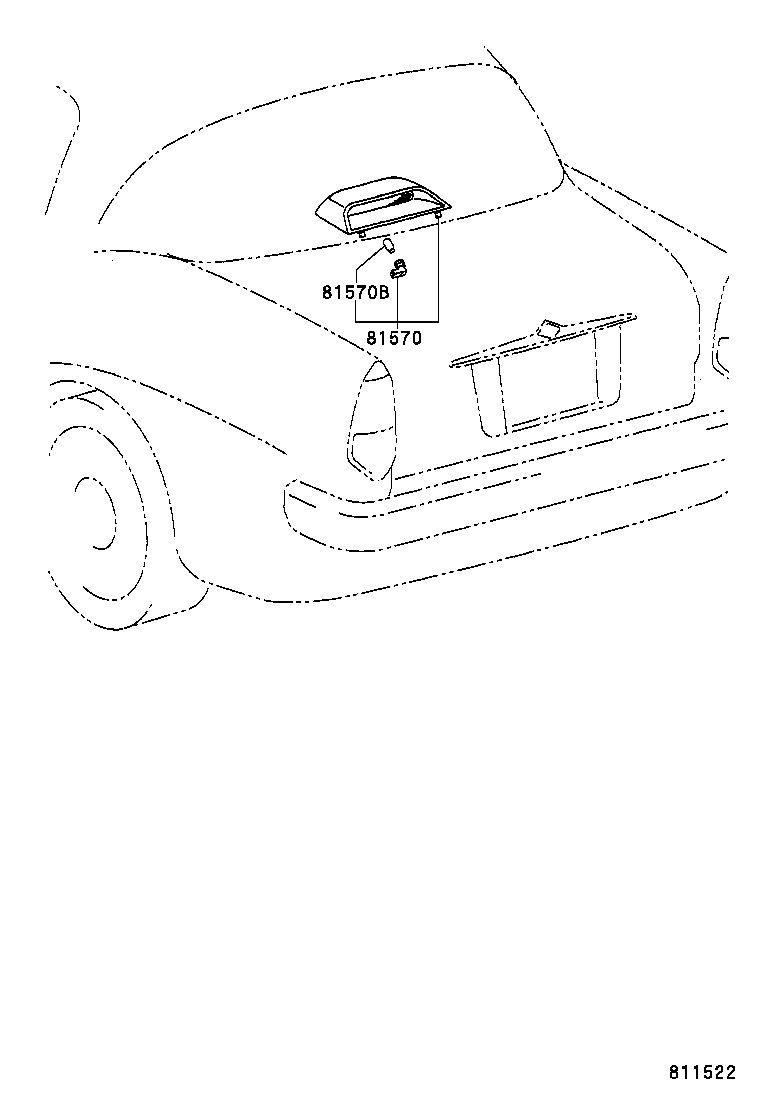 81570-51030 LAMP ASSY, CENTER STOP product image