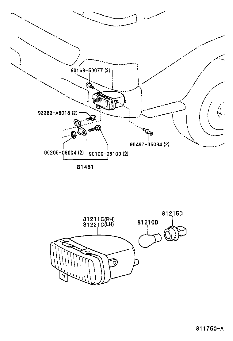 81210-37100 LAMP ASSY, FOG product image