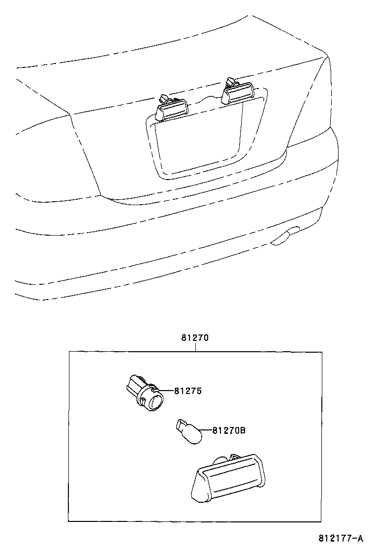 84999-YC010 BULB (FOR LICENSE PLATE LAMP) product image