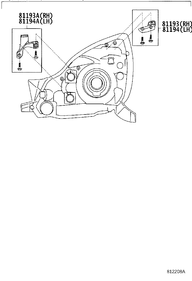 81070-63040 UNIT, HEADLAMP, LH product image