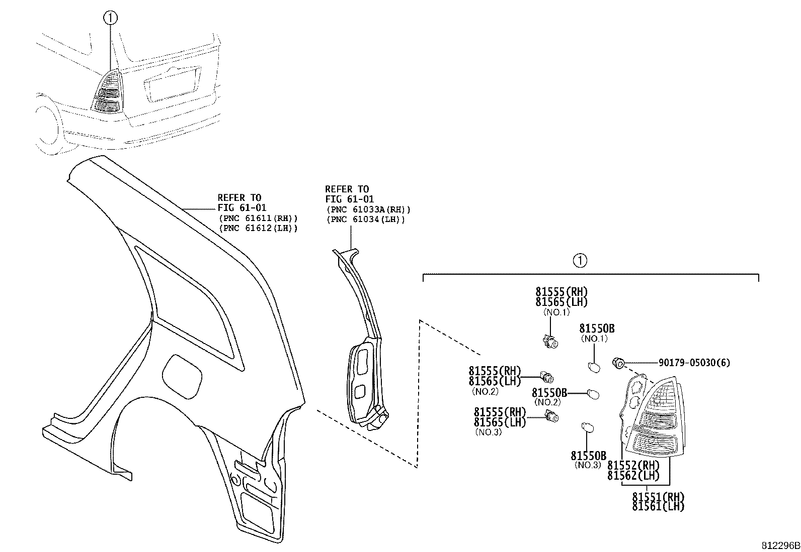 90080-81068 BULB(FOR REAR COMBINATION LAMP) product image