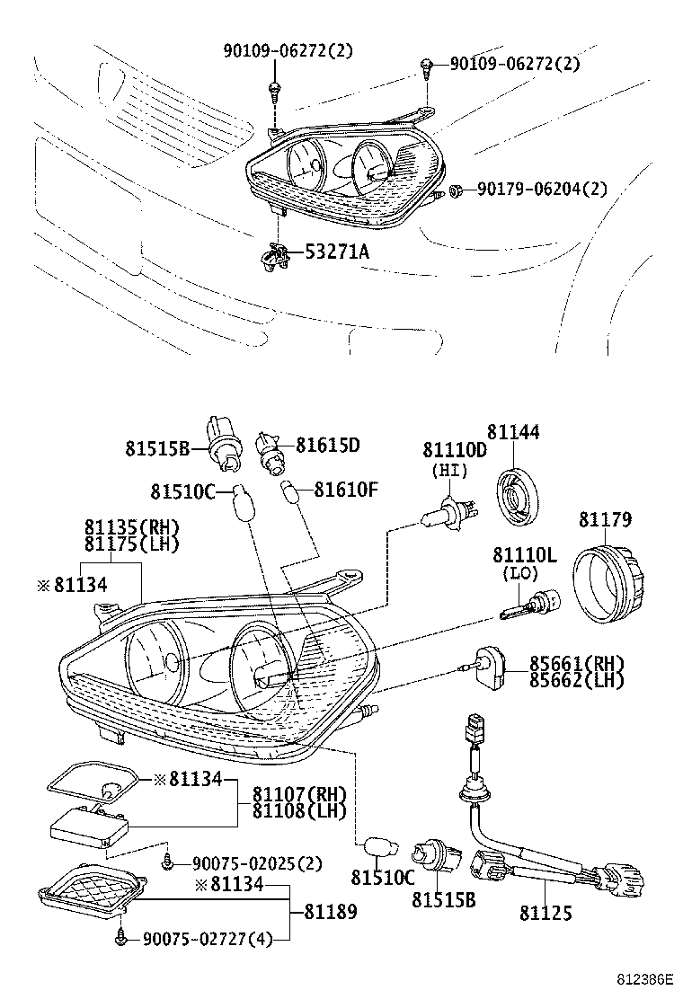 90075-65018 COVER, HEADLAMP SOCKET product image
