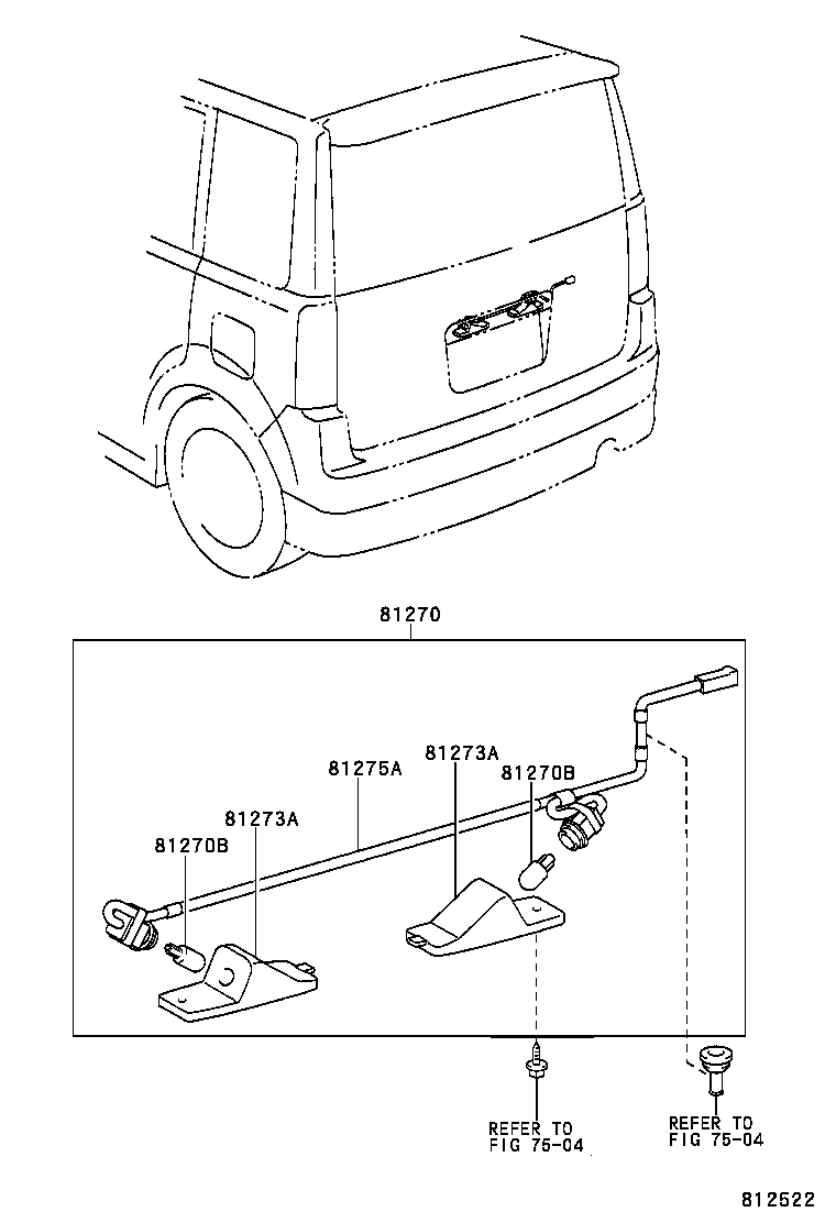 81271-52040 LENS, LICENSE PLATE LAMP product image