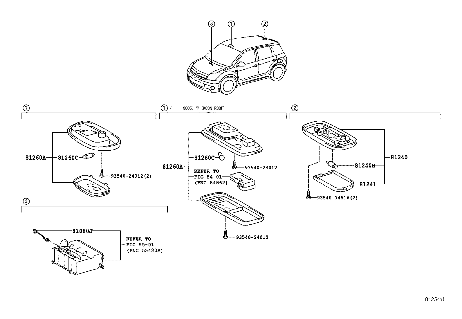 Toyota 90981-12014 BULB(FOR MAP LAMP)