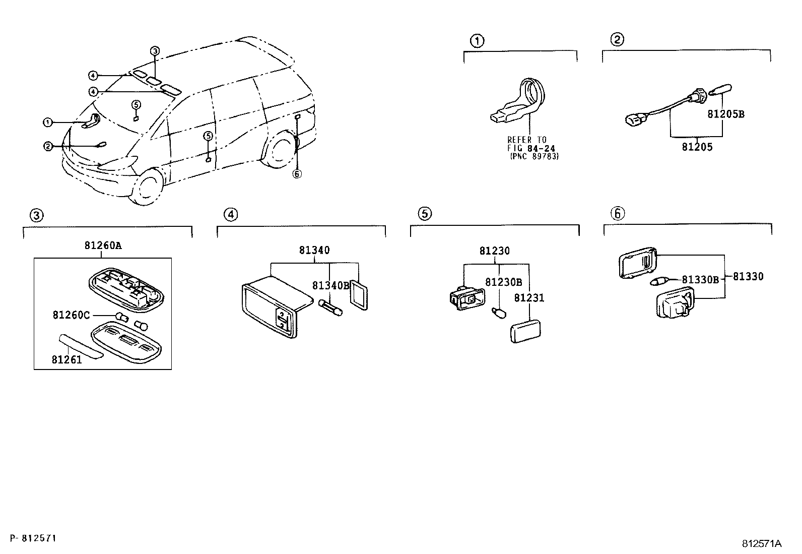 81850-28050 LAMP SUB-ASSY, ASH RECEPTACLE product image