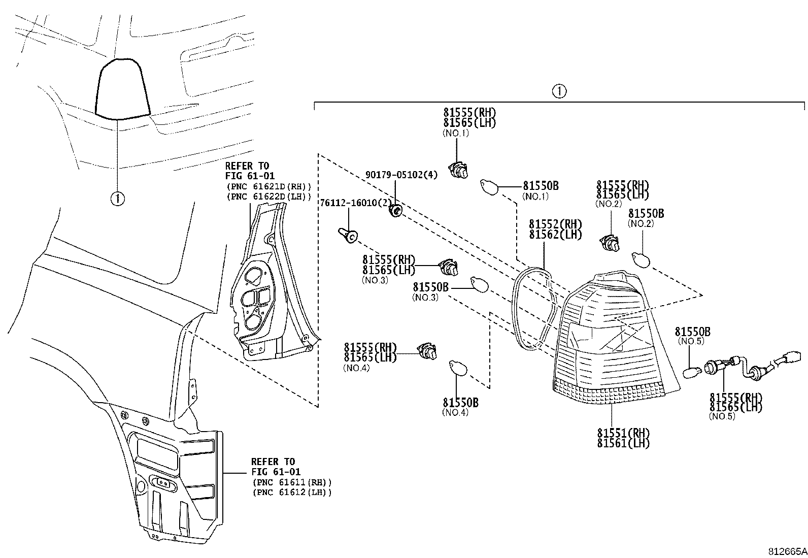 Thumbnail 2 for 81555-48050