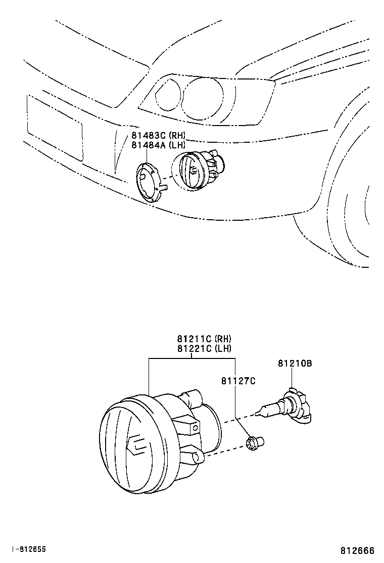 81483-48010 PROTECTOR, FOG LAMP, RH product image