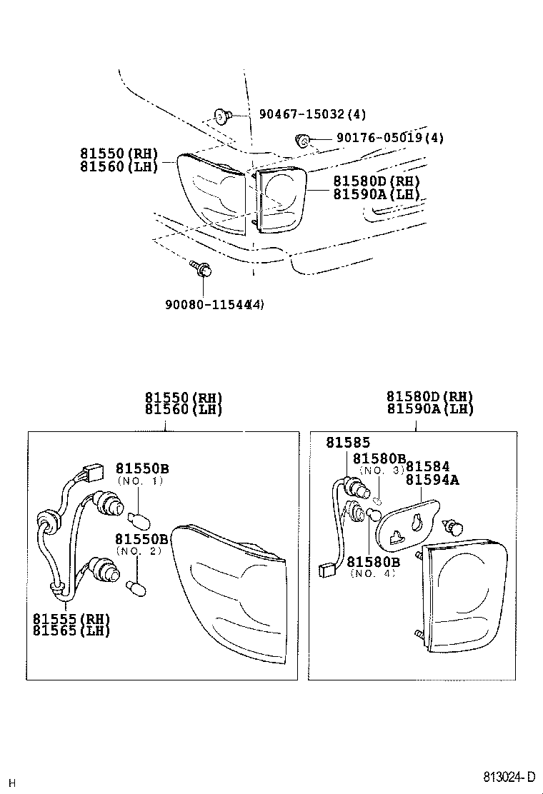 Thumbnail 2 for 81550-0C050
