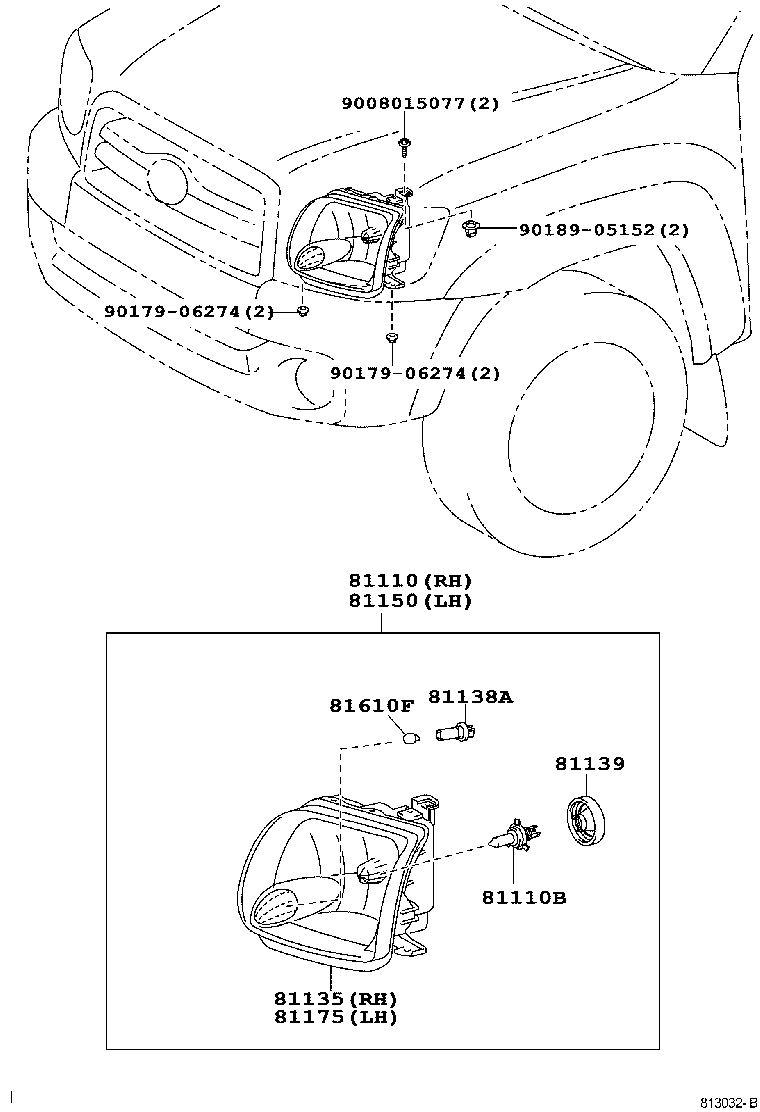 Thumbnail 3 for 81150-0C040