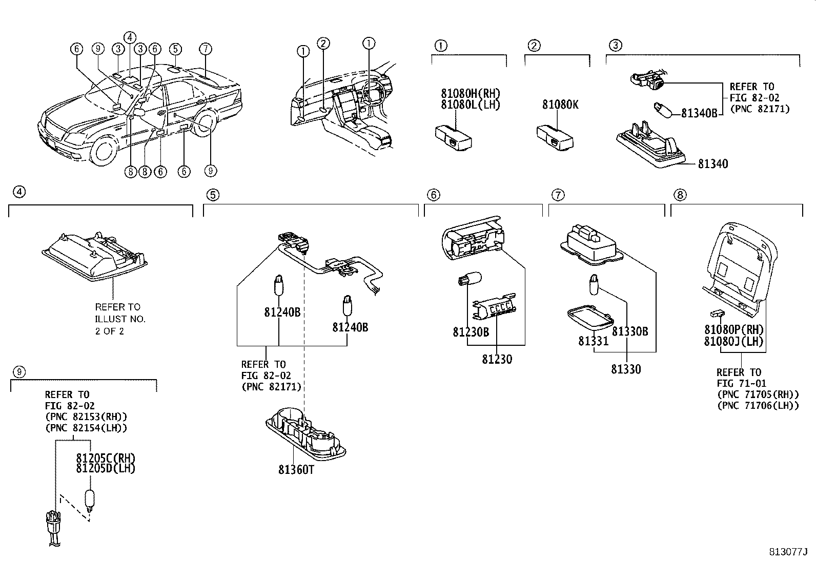 81260-30280-B0 LAMP ASSY, MAP product image