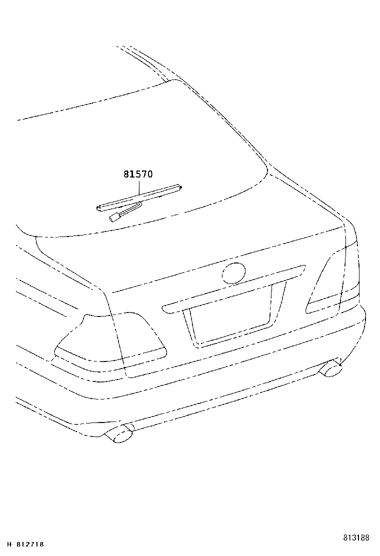 81570-30190 LAMP ASSY, CENTER STOP product image